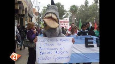 Guerra meditica en Salta contra docentes 