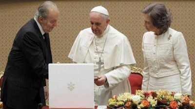 El Papa estuvo reunido con los reyes de Espa�a casi una hora