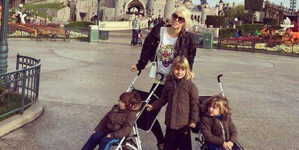 Wanda Nara viol� la medida judicial de Maxi L�pez y public� fotos de sus hijos