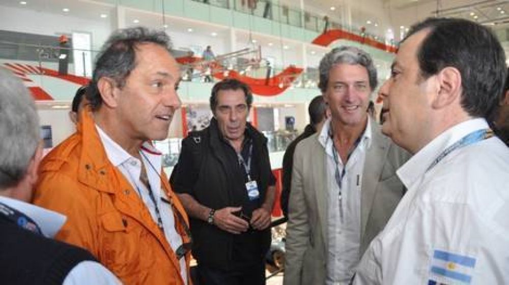 Relax para Berni: fue a Santiago a ver el GP de Motos