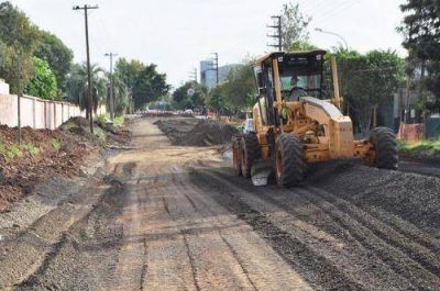 Retoman las obras de reconstrucci�n de la avenida Santa Catalina 