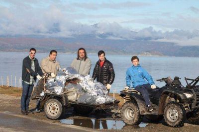 Limpieza costera: Se sacaron 12 camiones de residuos en Ushuaia