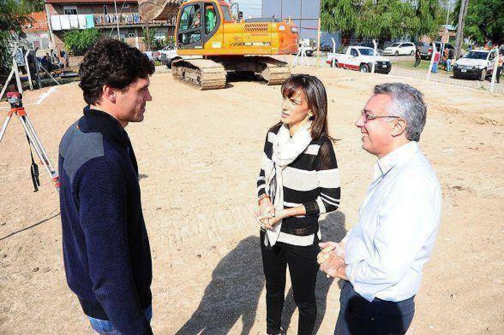 Tigre contin�a con la construcci�n del nuevo CAFyS en Los T�banos