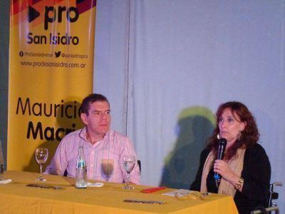 Gabriela Michetti y Guillermo Montenegro visitaron San Isidro