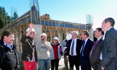 Weretilneck, Pichetto y el rector de la UNRN visitaron las obras de la ciudad universitaria
