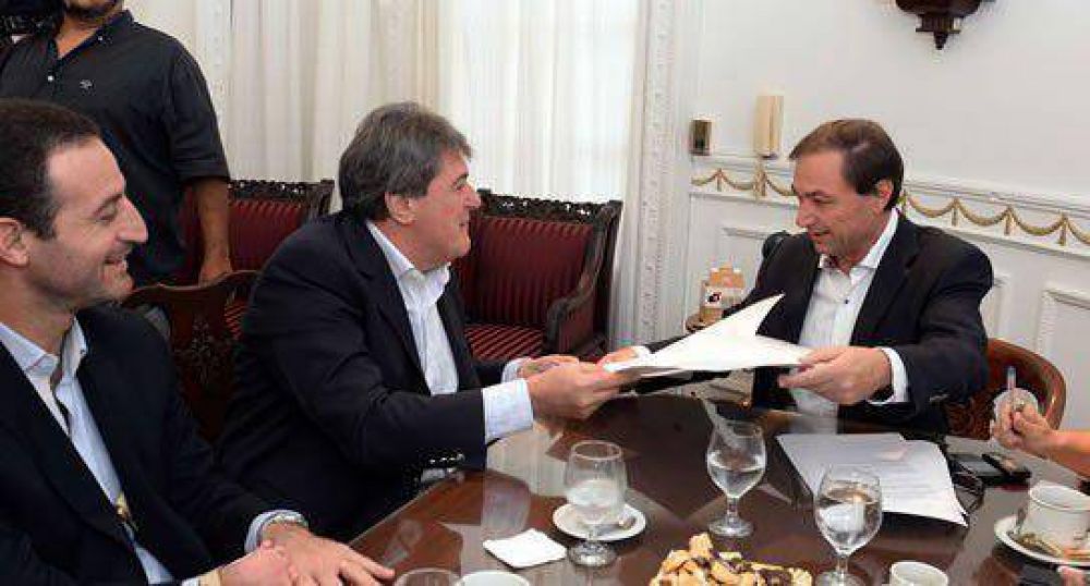 Rubeo y Zamarini firmaron convenio de colaboraci�n
