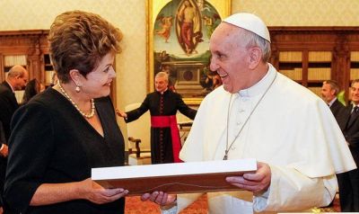 Francisco en la apertura del Mundial de F�tbol