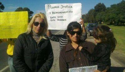Dos polic�as separadas del servicio cortaron parcialmente la Ruta 2 camino a Mar del Plata