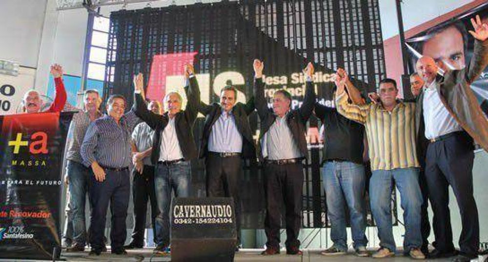 Martnez y Galmarini lanzaron la mesa sindical Massa Presidente