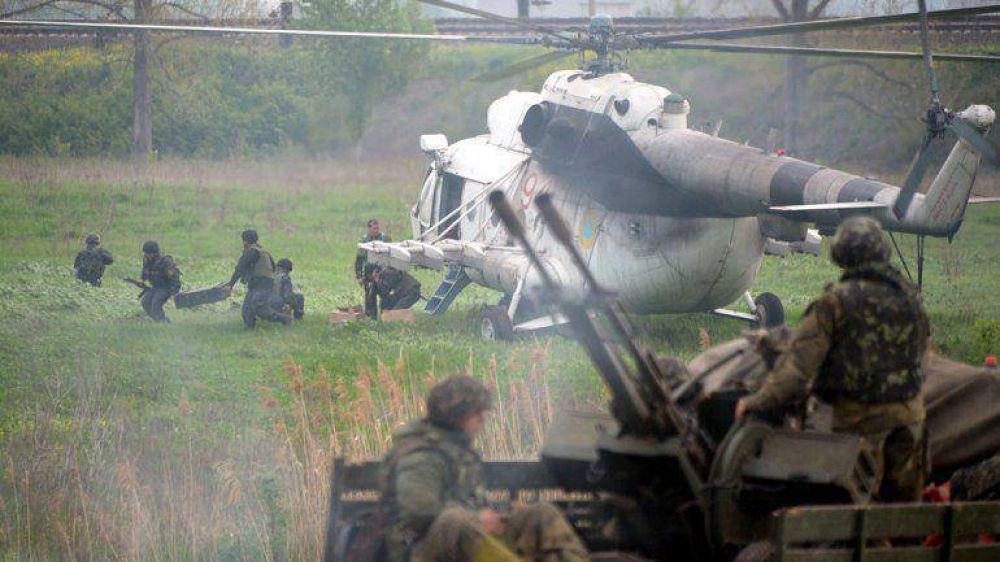 Ucrania inici� una operaci�n para retomar la ciudad de Slaviansk