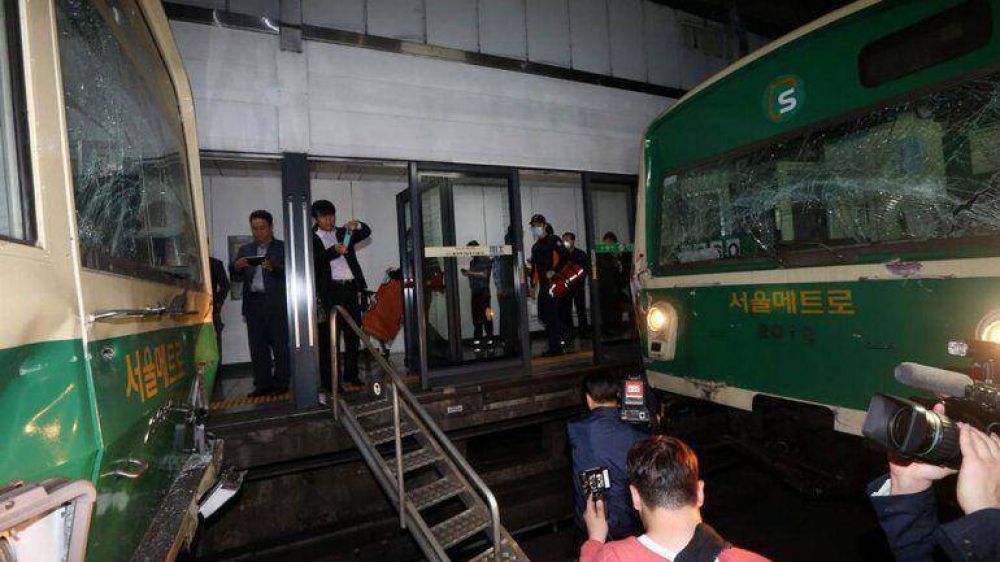 Otro accidente en Corea del Sur: 170 heridos al chocar dos trenes en el metro de Se�l