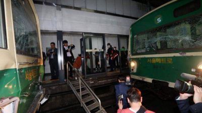Otro accidente en Corea del Sur: 170 heridos al chocar dos trenes en el metro de Se�l