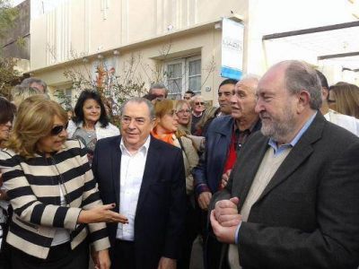 Verna, Mar�n y Jorge se mostraron juntos en Trenel