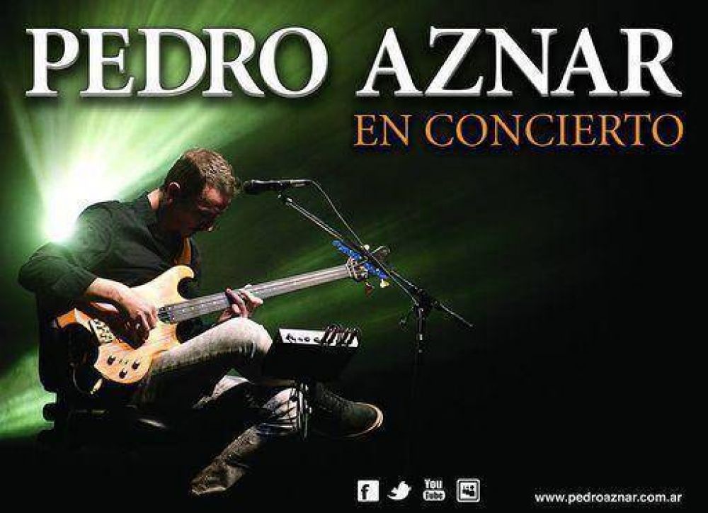 Pedro Aznar se presentar� en la ciudad de Mercedes con un show unipersonal