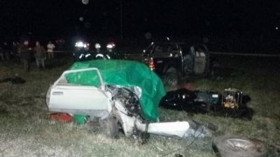 Un hombre de Comodoro Py falleci� en un choque frontal sobre ruta 5
