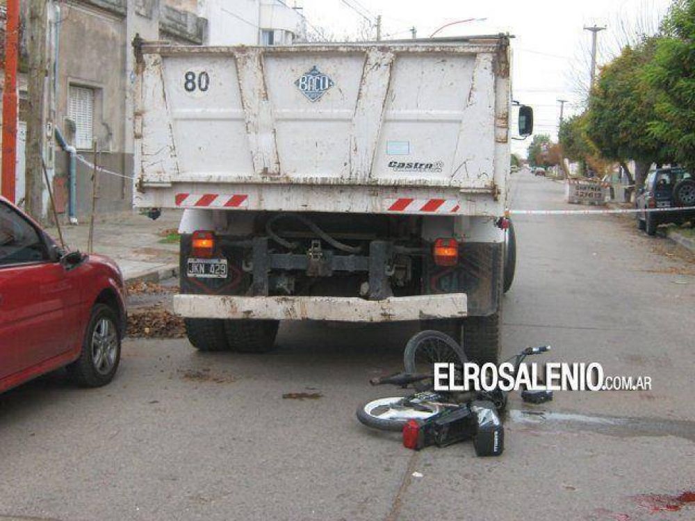 Punta Alta: falleci un joven que choc un camin de la Municipalidad