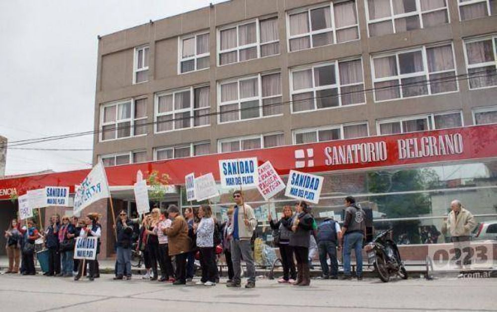 Retenci�n de tareas de m�dicos de guardia en el Sanatorio Belgrano