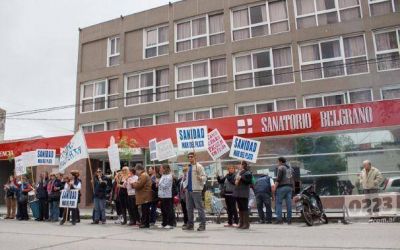 Retenci�n de tareas de m�dicos de guardia en el Sanatorio Belgrano