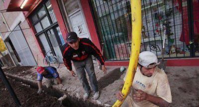 Avanzan obras de gas natural