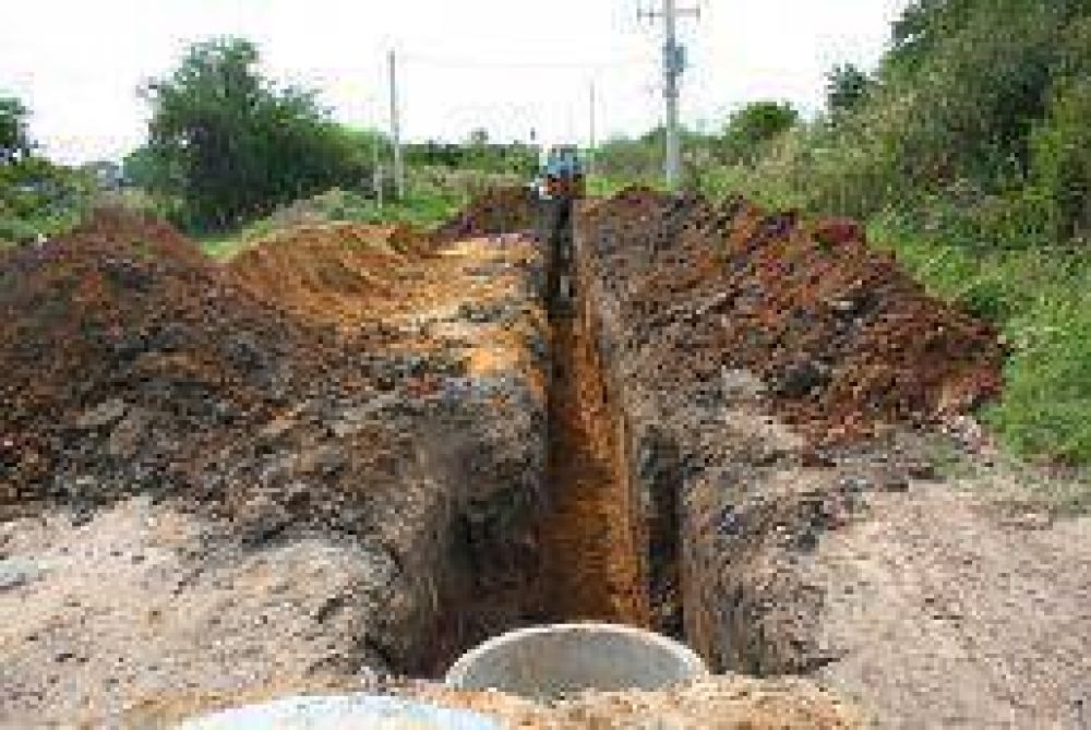 Importante avance en obras de saneamiento