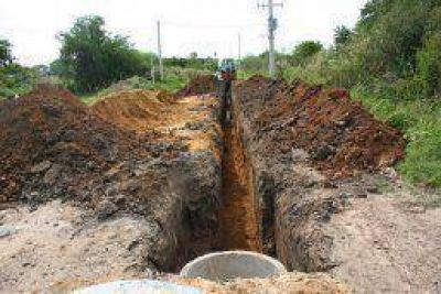 Importante avance en obras de saneamiento