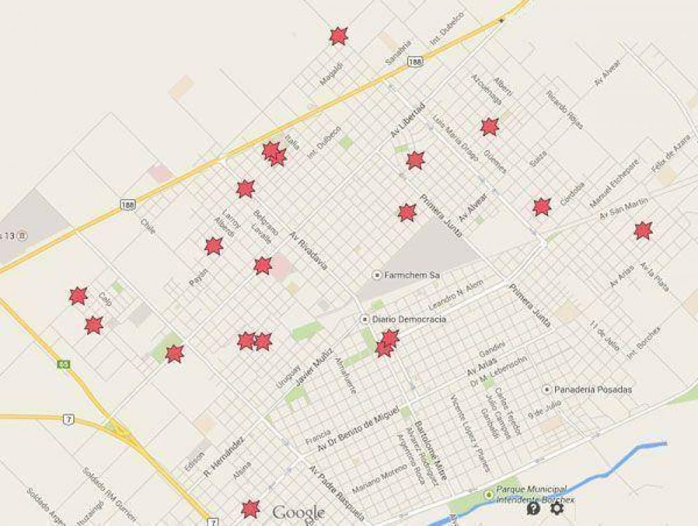 Los barrios perif�ricos de Jun�n, los que m�s sufren el azote de la violencia