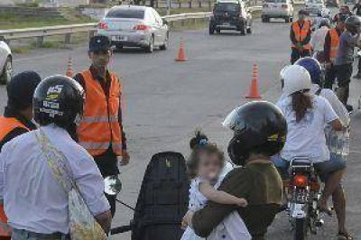 Aplicaron multas de m�s de $ 6.000 por infracciones de tr�nsito