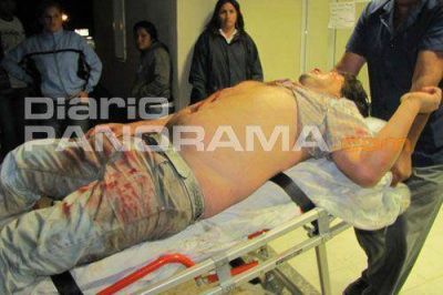 La polic�a encontr� a un joven herido de arma blanca