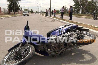 Cuatro personas heridas tras choque de dos motos