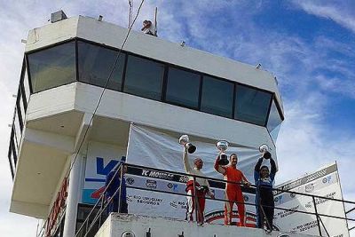 Josefina Vigo se subi� al podio de local