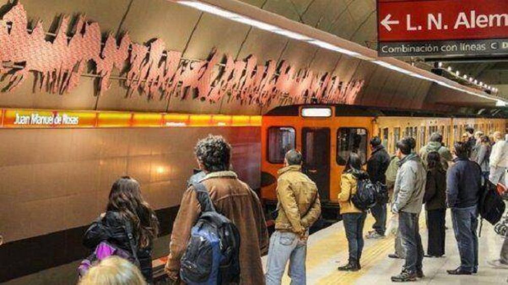 Un grupo de metrodelegados cuestion� el plan de Macri en la L�nea B
