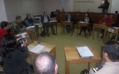 Primera reuni�n de trabajo con los medios