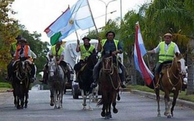 Llegaron de Nogoy� a Concepci�n del Uruguay a caballo