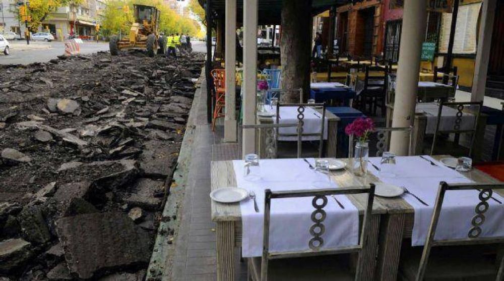 M�s calles en obra complican el tr�nsito por la Ciudad