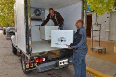 200 vacunas para Angaco y San Mart�n