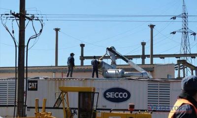 Virasoro: prueban el nuevo transformador y llegaron m�s generadores para las industrias