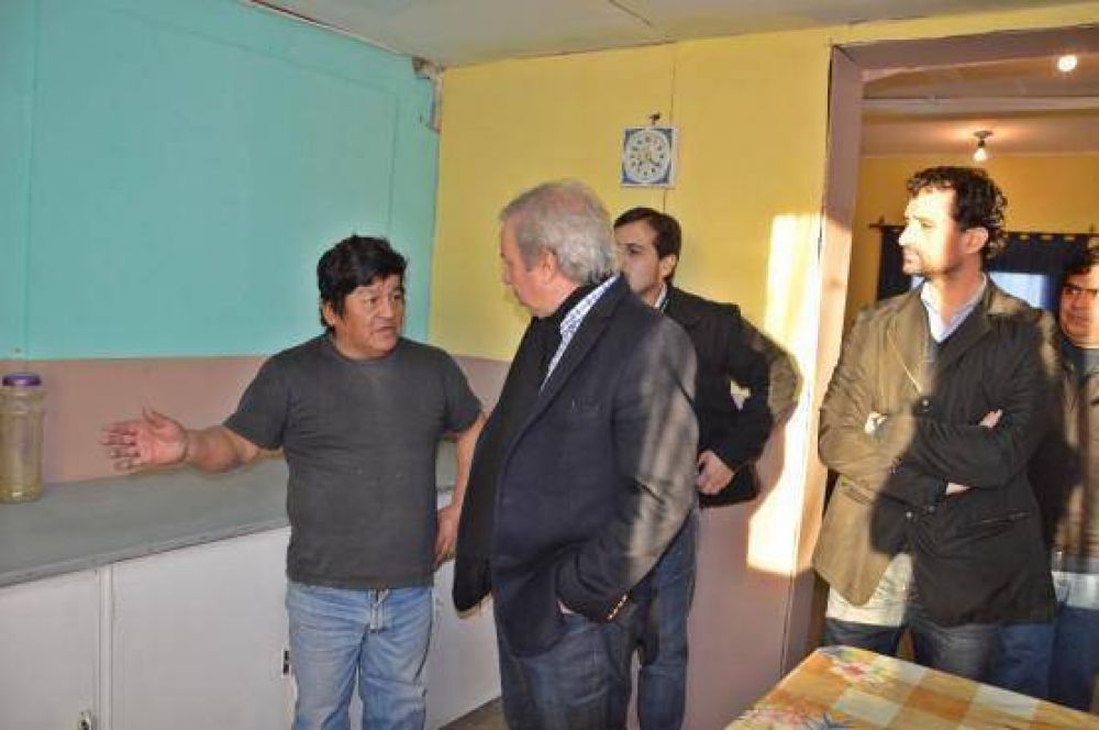 Peralta detall� la importancia de cada obra que se comprometi� desde Provincia