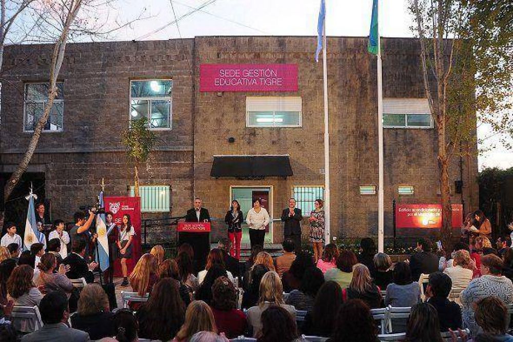 El Municipio de Tigre inaugur� un edificio para la Gesti�n Educativa