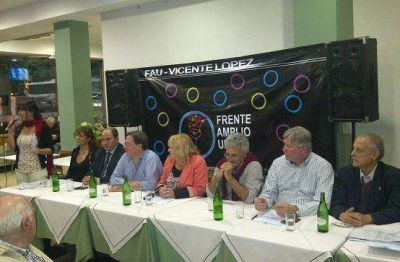 Presentaron oficialmente el Frente Amplio Unen en Vicente L�pez