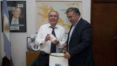 L�pez recibi� a Santill�n, Dip y Morelli en Buenos Aires