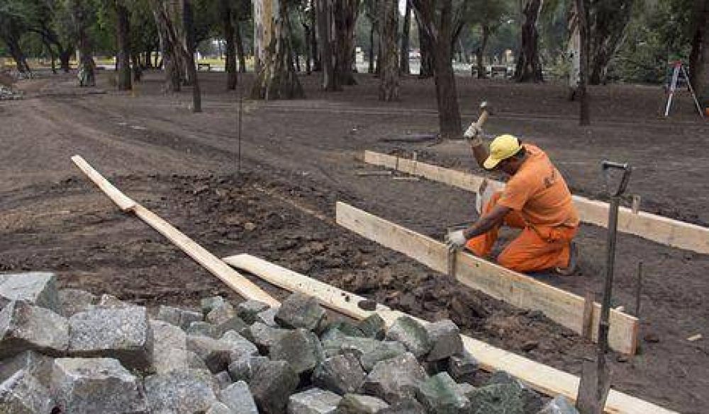 Palermo: Avanzan las obras en el Lago de Regatas