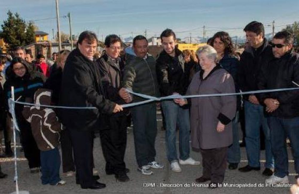 La �nica respuesta es la realidad: Belloni inaugur� m�s pavimento
