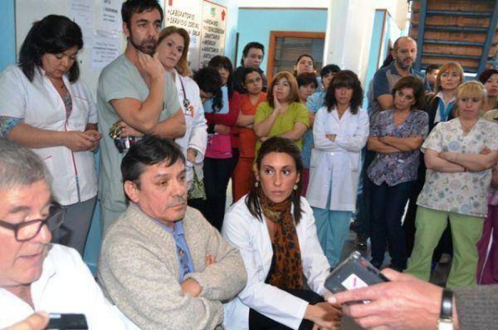 Trabajadores del hospital marcaron falencias de insumos y personal