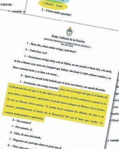 Suris, Fari�a y el financista local