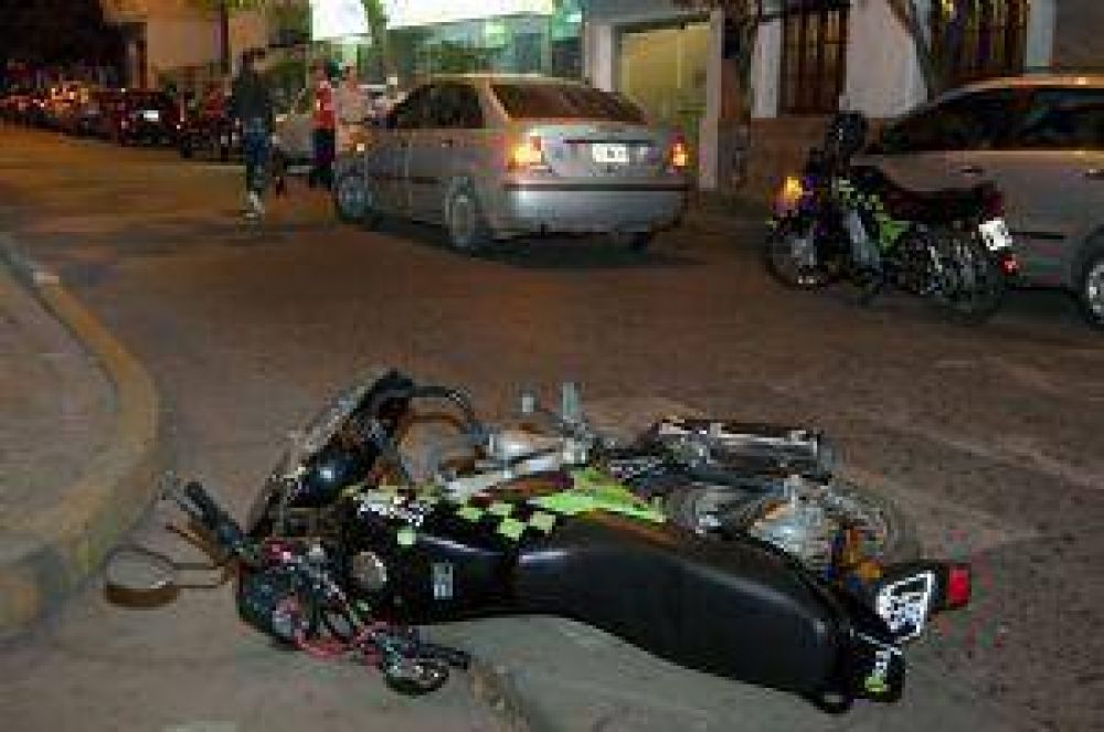 Se accident� jefe de la Urbana