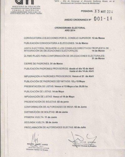 Gortari y Garassino frente a frente en las elecciones para elegir el nuevo rector de la UNaM en junio