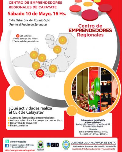 Este s�bado se inaugura el Centro de Emprendedores de Cafayate