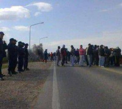 Corte de ruta y asamblea