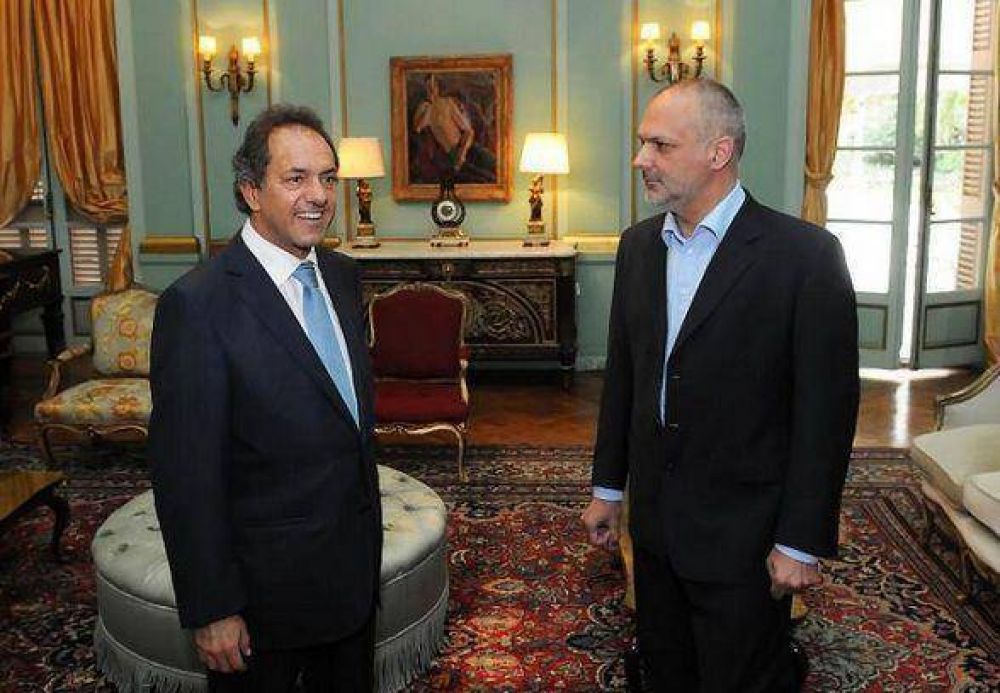 Scioli y Buzzi trazaron agenda bilateral con eje en desarrollo