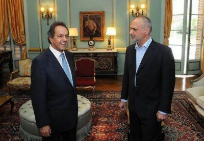 Scioli y Buzzi trazaron agenda bilateral con eje en desarrollo